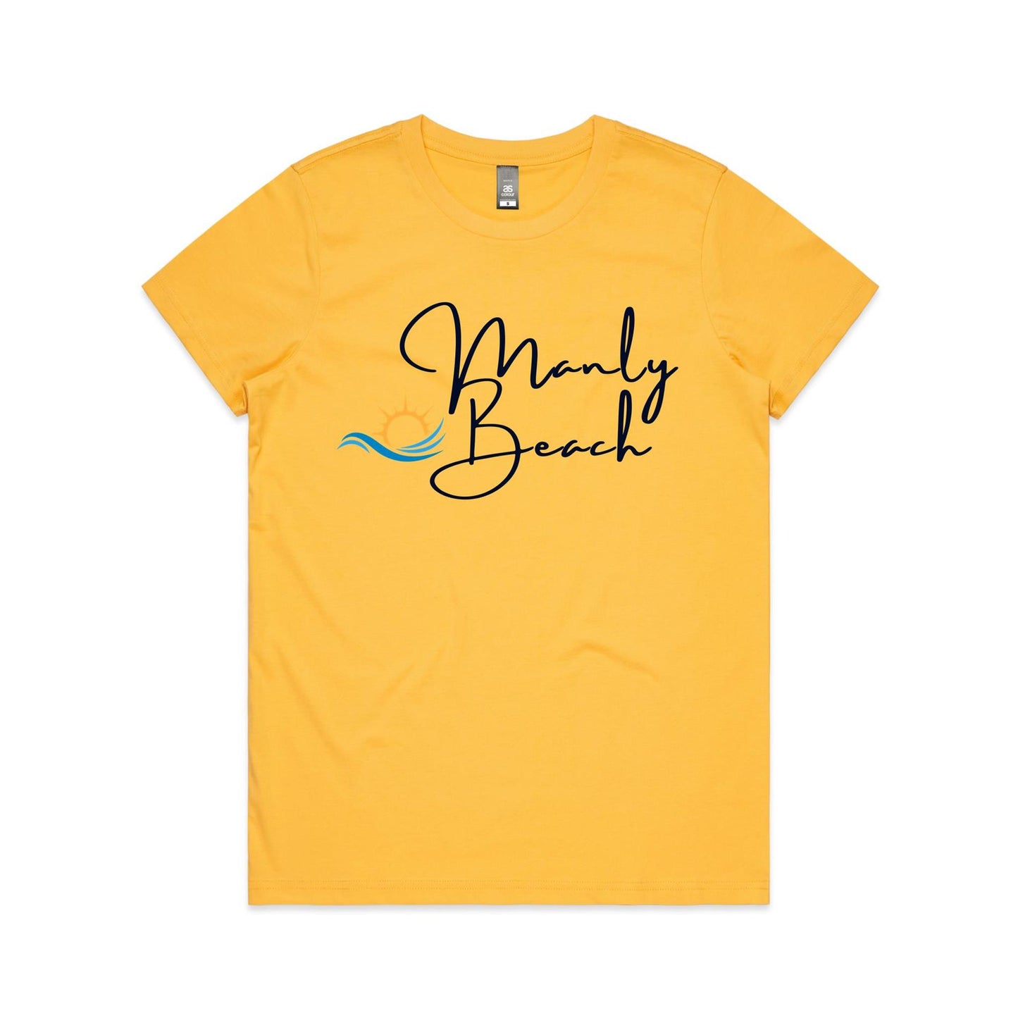 Lost Manly Custom Manly Beach Logo Limited Edition AS Colour Women's Maple Tee - Lost Manly Shop