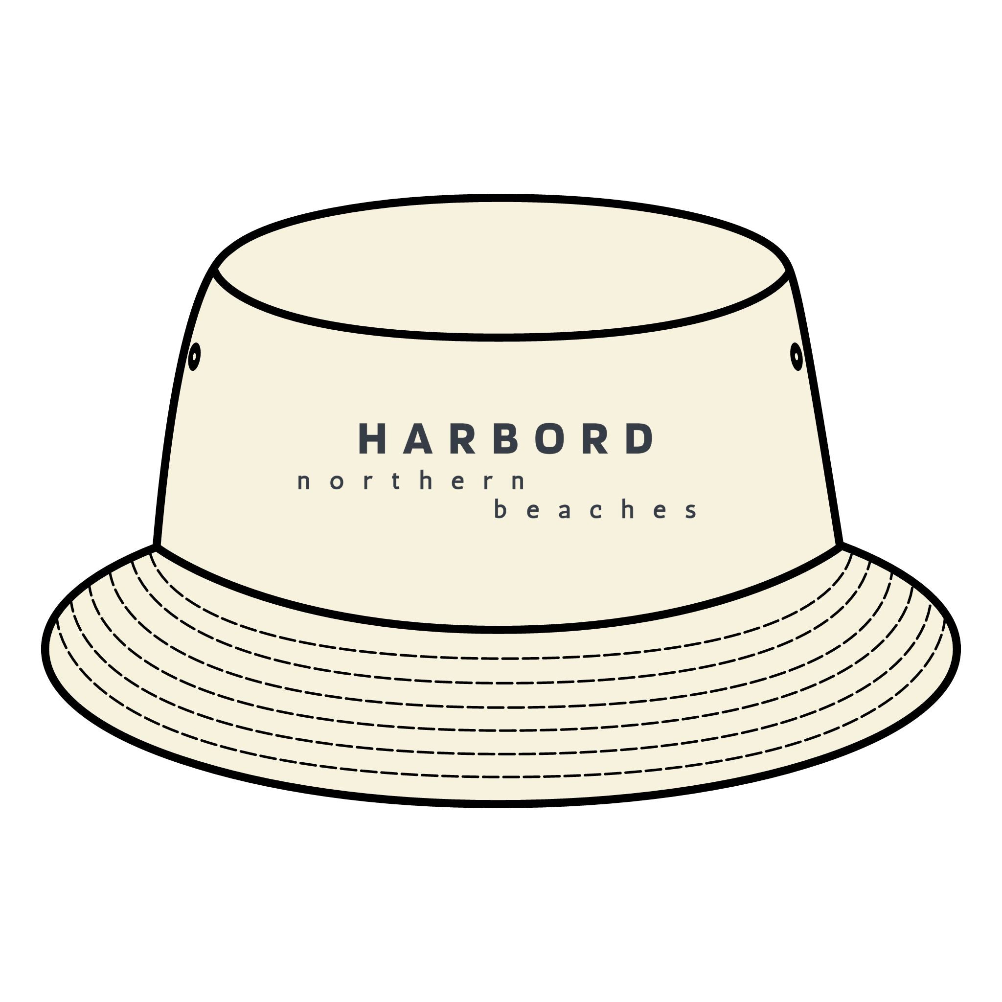 HARBORD NB Bucket Hat with Custom Printed Logo Printify