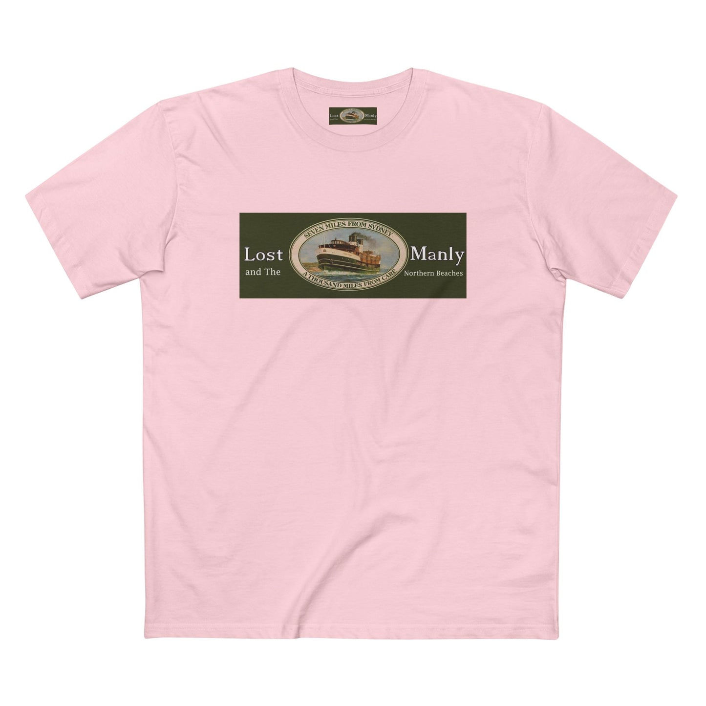 Lost Manly T-Shirt Original Lost Manly Trademark Custom Logo Limited Edition - Lost Manly Shop