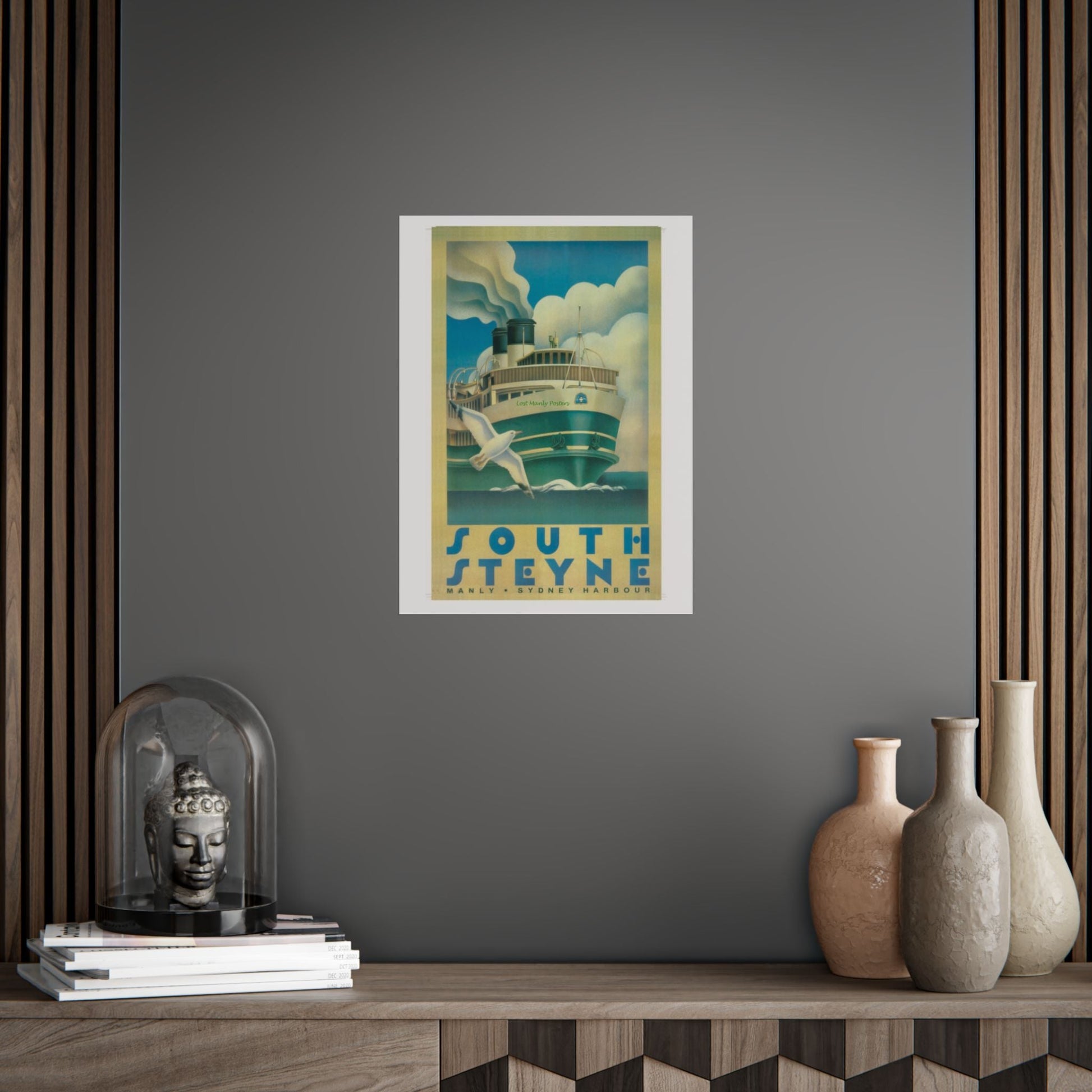 Custom Order your Lost Manly Poster - Nautical Wall Art, Coastal Decor, Beach House Print, Gift for Sailors, Age Spots Included 