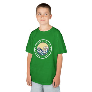 Ocean Wave Kids Cotton Tee – Northern Beaches logo 