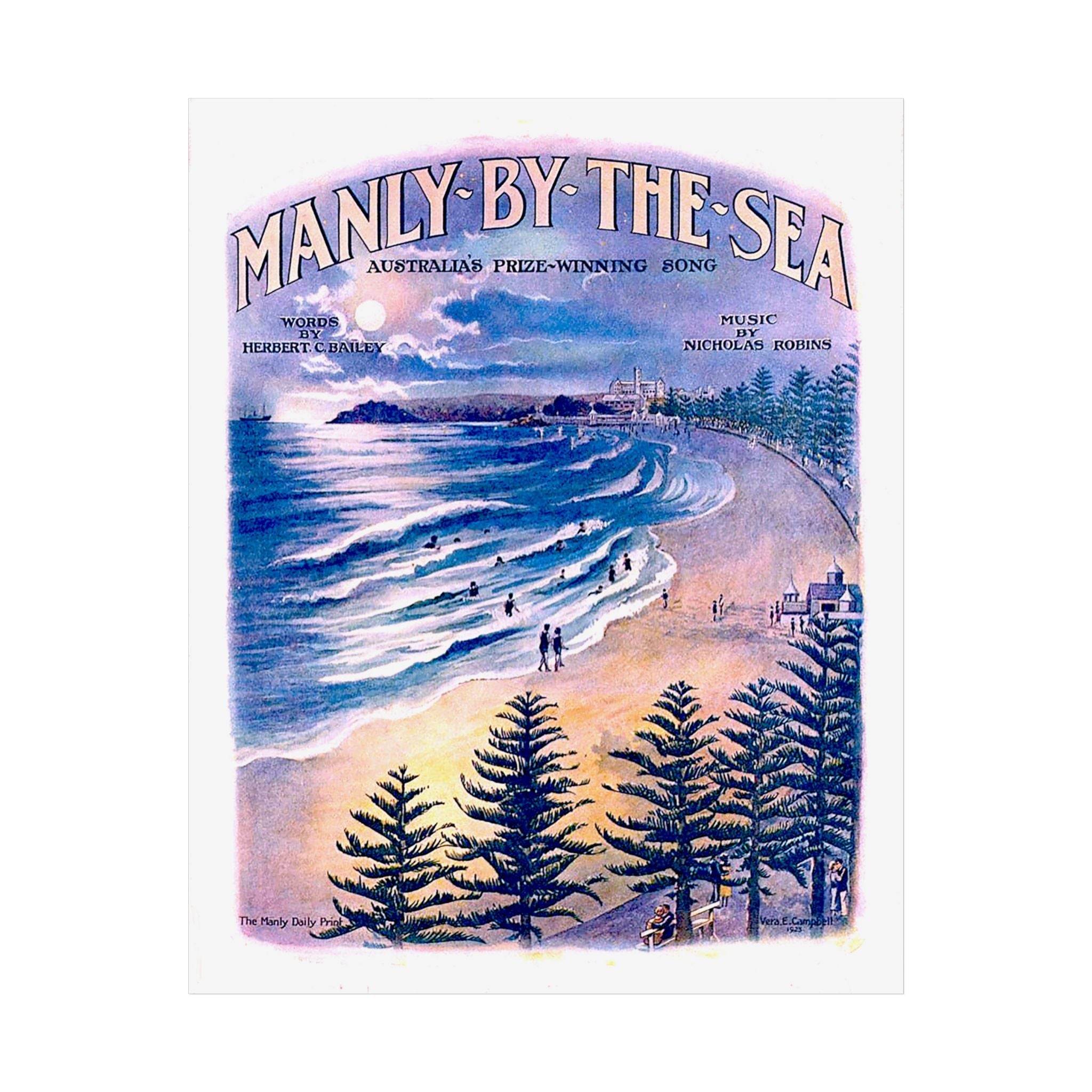 Vintage Poster Manly 1924