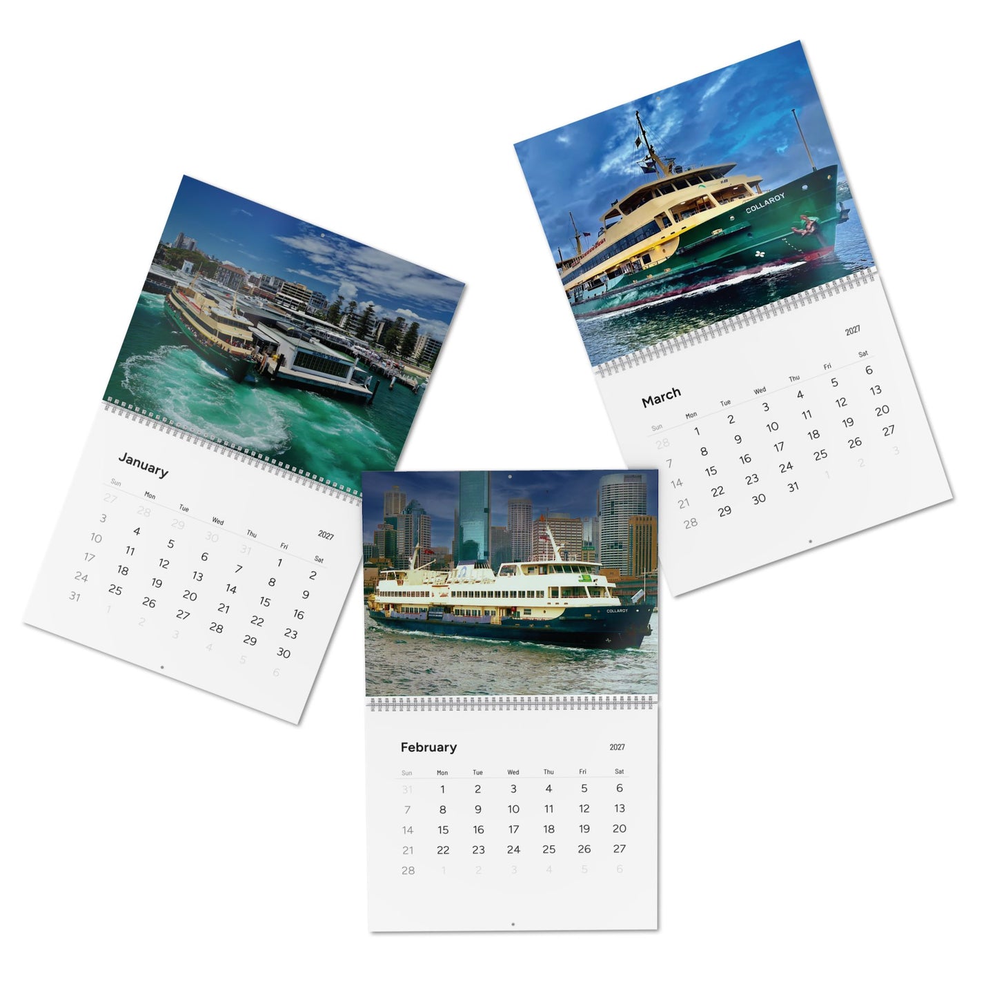 MV Collaroy 2027 Wall Calendar – Celebrating a Sydney Harbour Icon