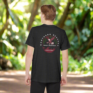 Manly Warringah Born n Bred Unisex Pocket T-shirt Printify