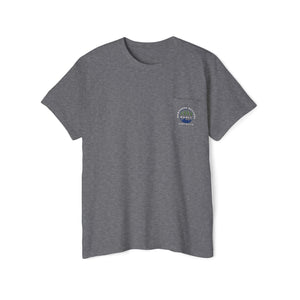 "The Westwood" Northern Beaches Manly Australia 2 different front/back Logos Heavy Cotton Pocket Tee Printify
