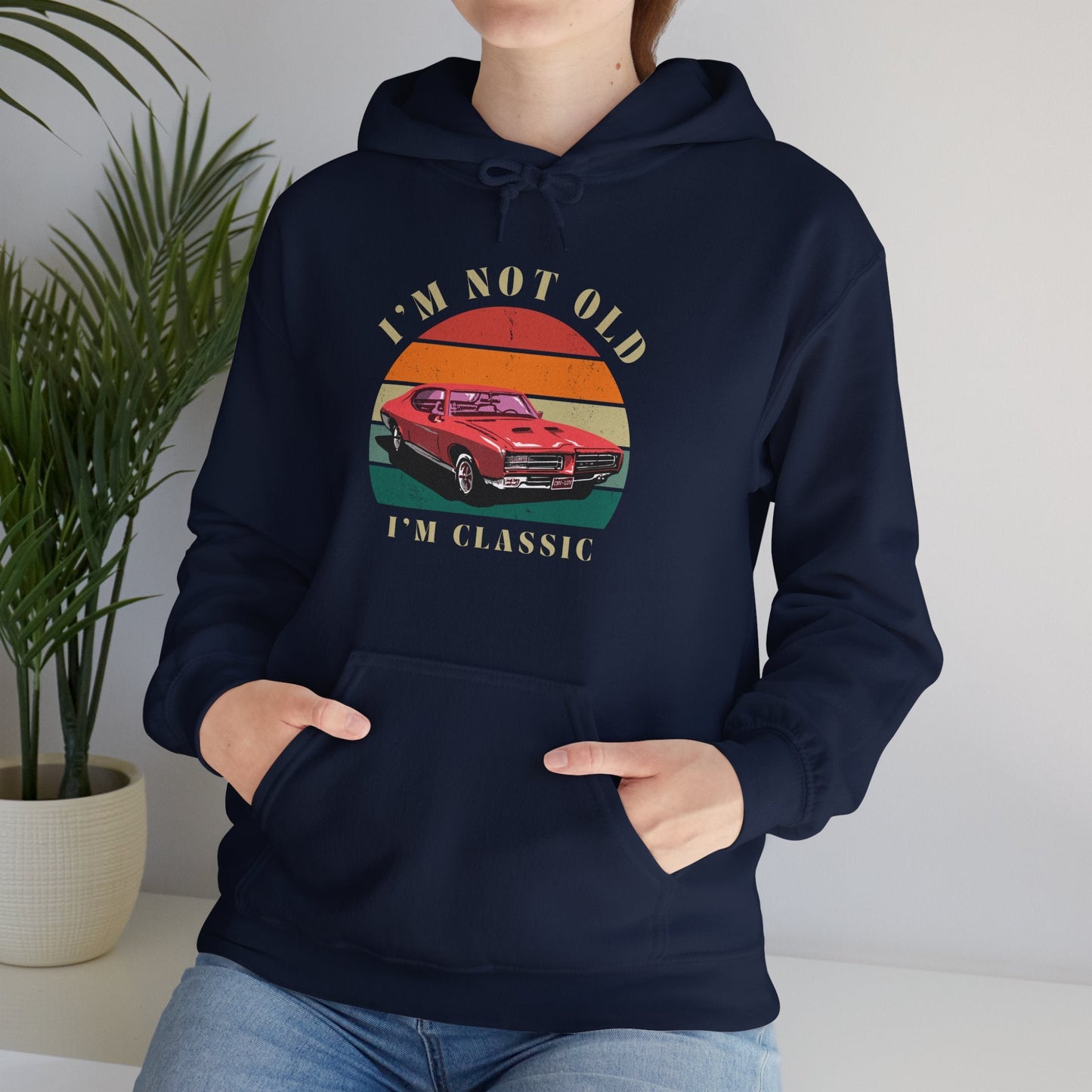Vintage Classic Humour Logo Hoodie 