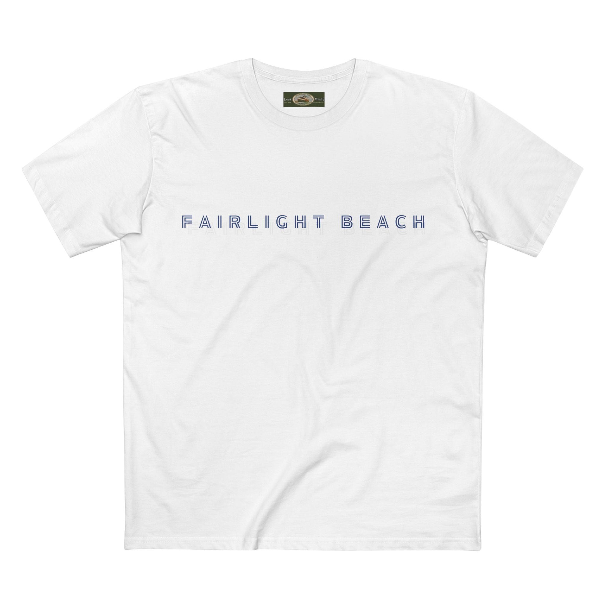 Fairlight Beach Northern Beaches Sydney Australia Printed Logo T-Shirt Printify