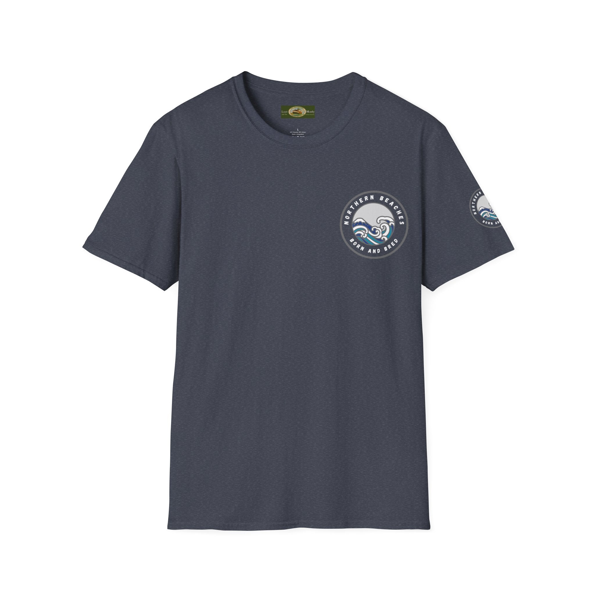 Northern Beaches Born and Bred Unisex T-Shirt Printify
