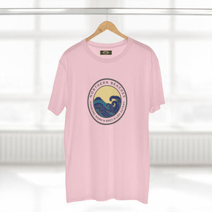 T-Shirt Northern Beaches Harbord Born n Bred n Led Astray Custom Logo Front Printify