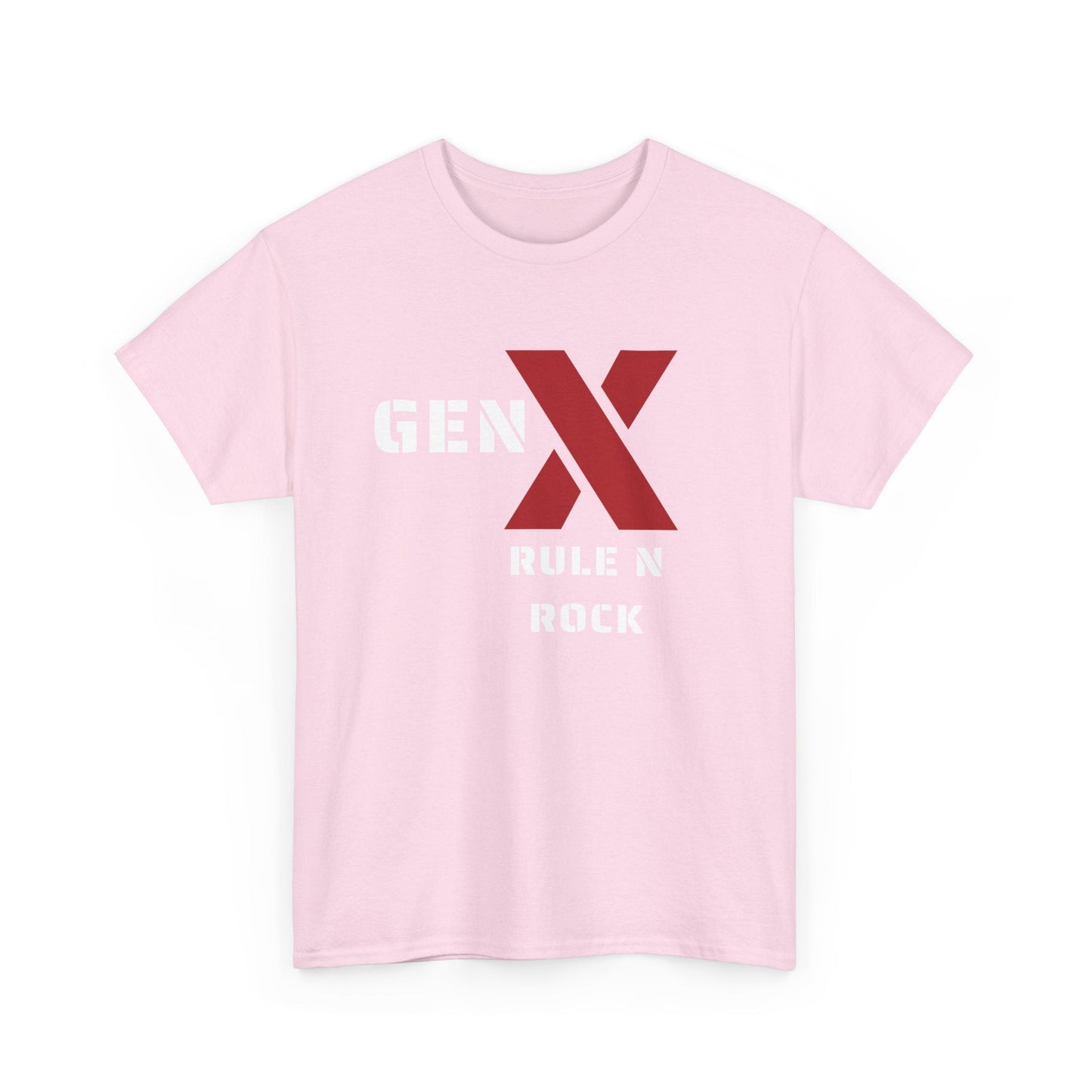 Gen X Rule N Rock Unisex Tee - Vintage Style Music T-Shirt, Casual Wear, Gift for Gen X, Music Lovers, Nostalgia Apparel 