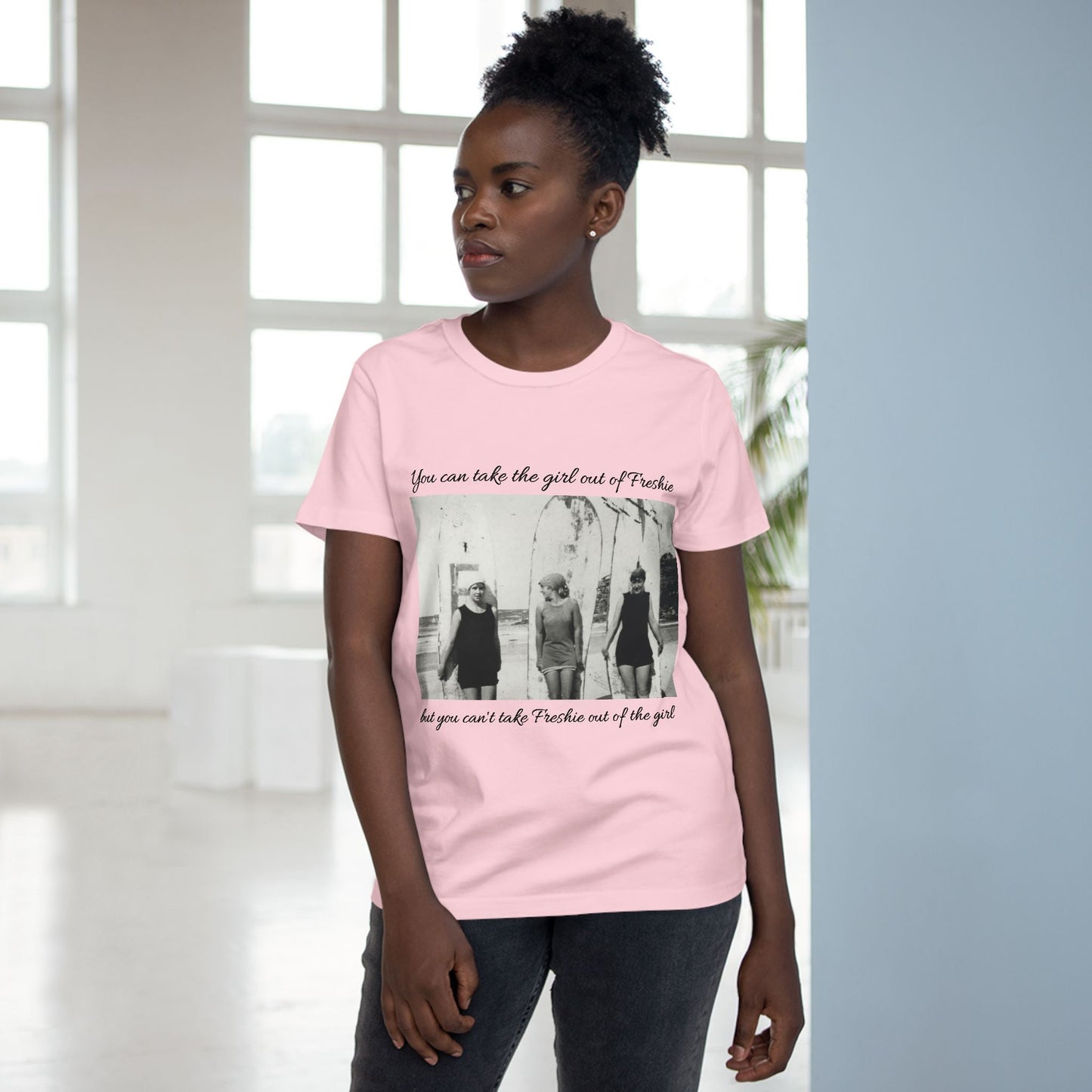 Vintage Women’s Maple Tee - ‘You Can Take the Girl Out of Freshie’ Graphic T-Shirt 