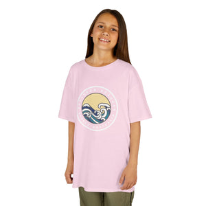 Ocean Wave Kids Cotton Tee – Northern Beaches logo 