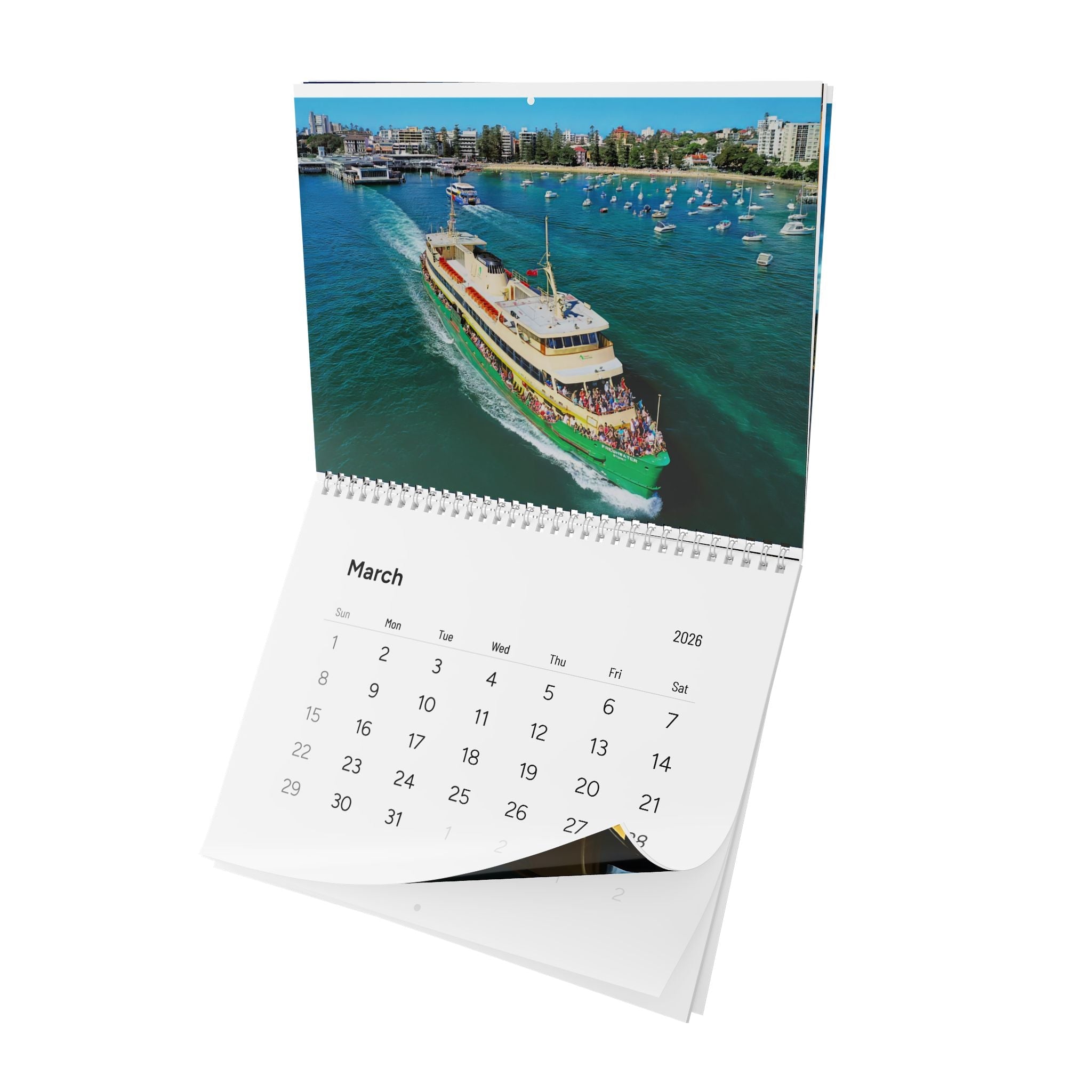 On the Manly Ferries Standard Wall Calendar 2026 Haig Gilchrist Photography 