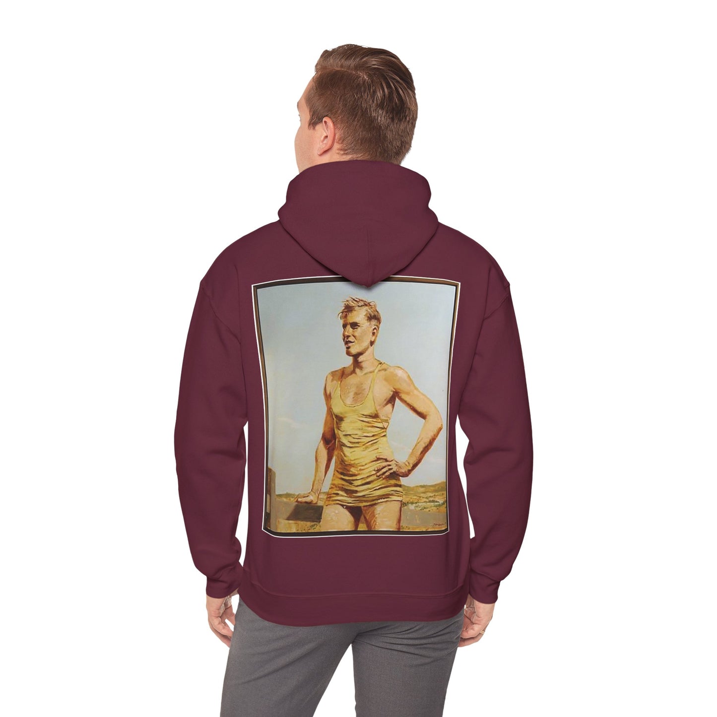 Lost Manly Custom Designed Vintage Print Hoodies - Front, Back or Both!