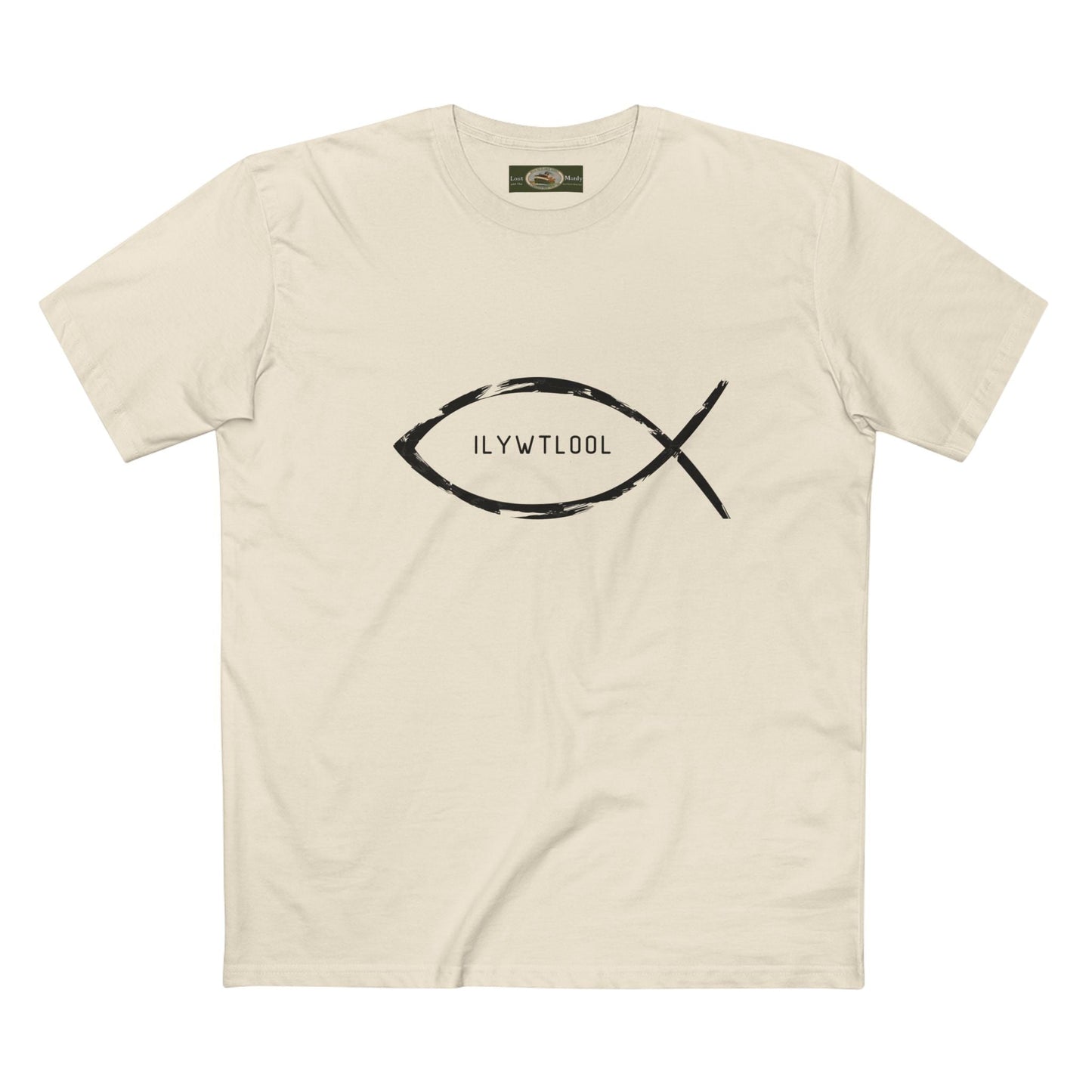 Christian Fish Acronym Adult Tee Printify