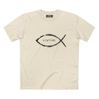 Christian Fish Acronym Adult Tee Printify