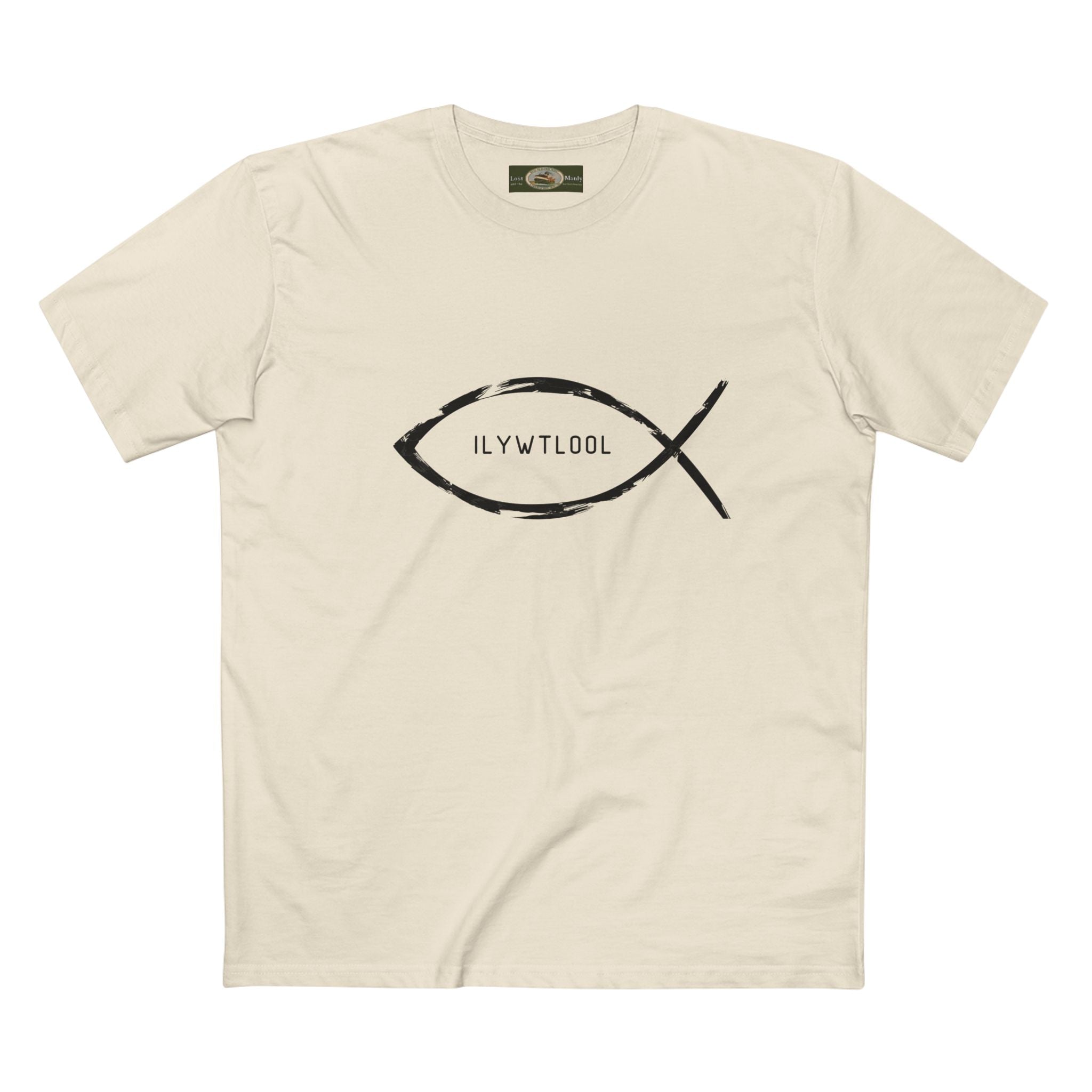 Christian Fish Acronym Adult Tee Printify