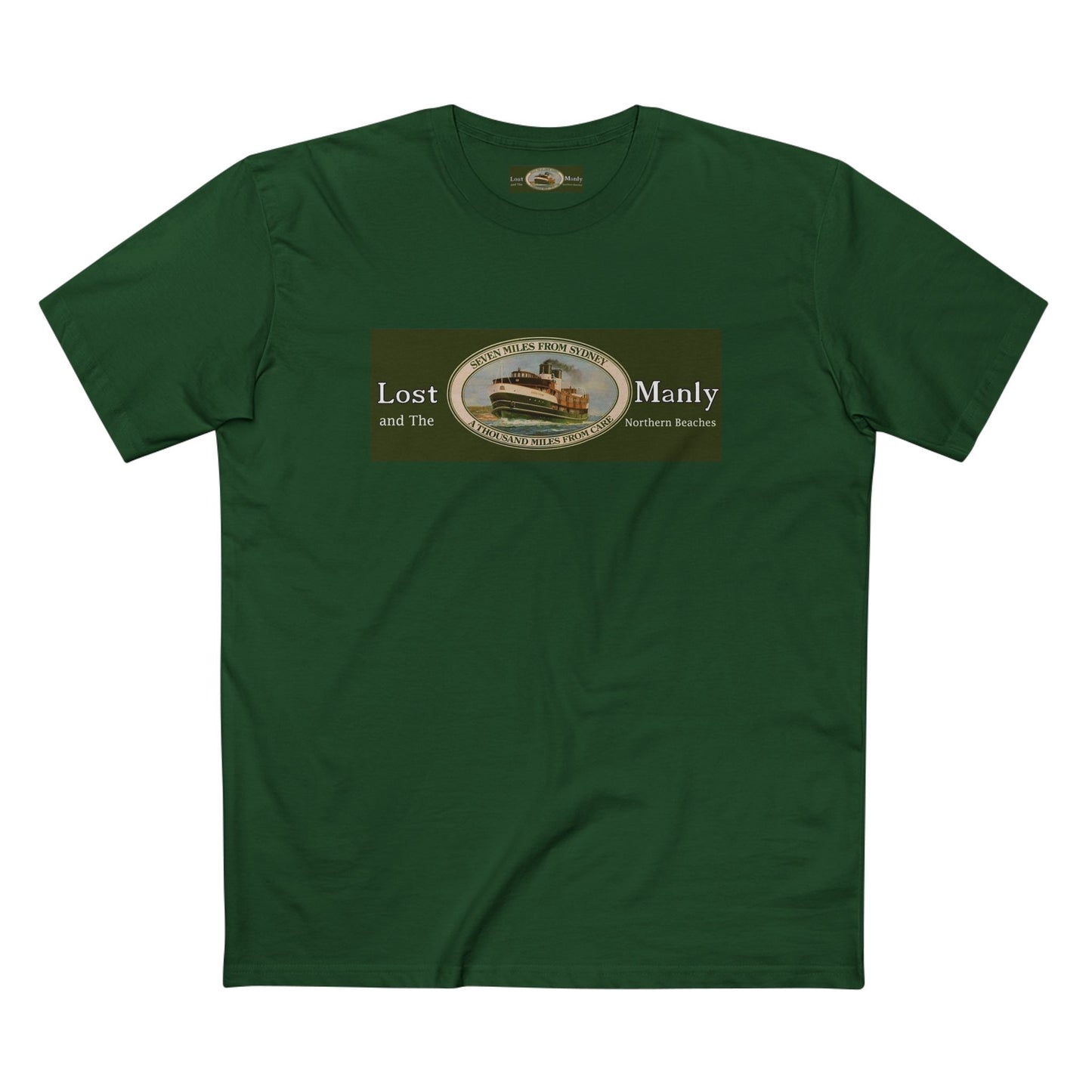 Lost Manly T-Shirt Original Lost Manly Trademark Custom Logo Limited Edition - Lost Manly Shop