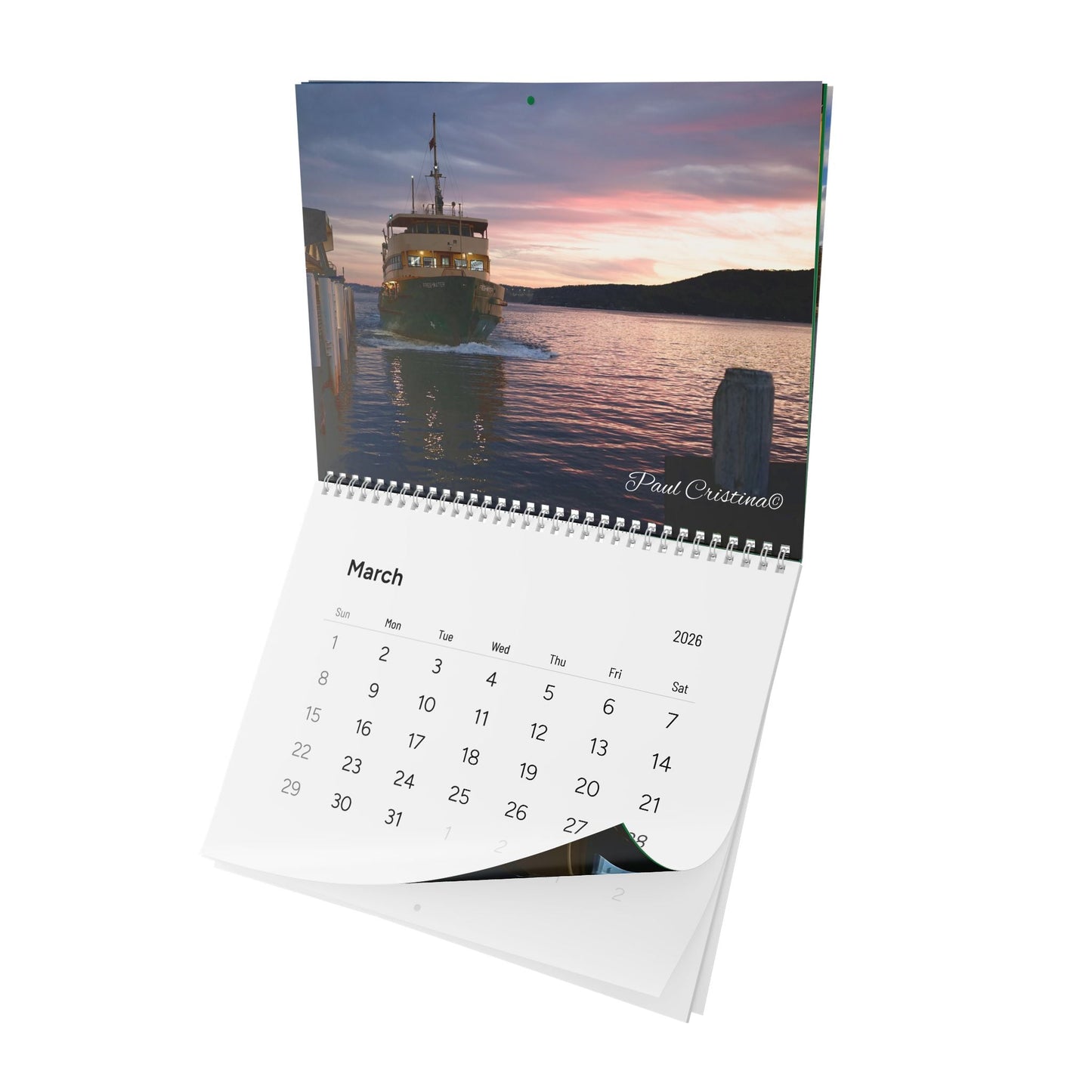 2026 Calendar Riding the Manly Ferries on Sydney Harbour 