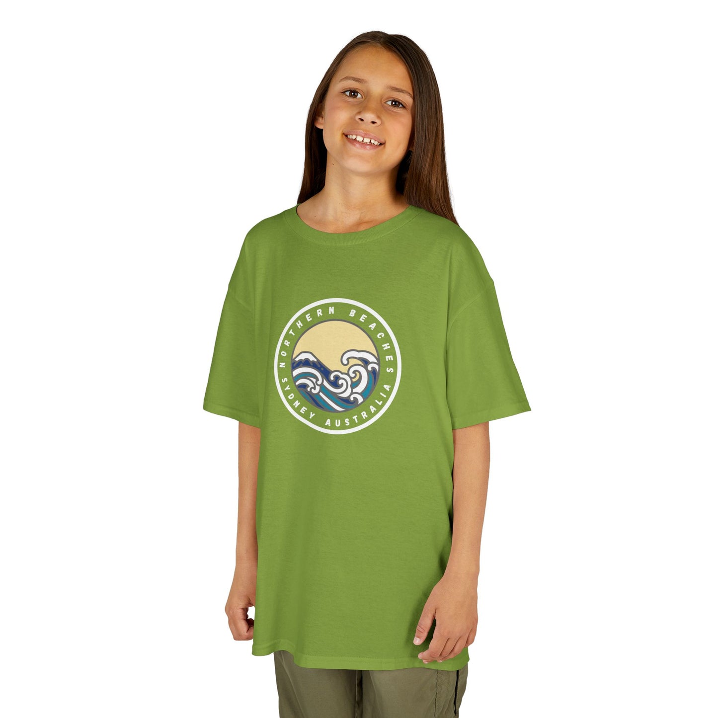 Ocean Wave Kids Cotton Tee – Northern Beaches logo
