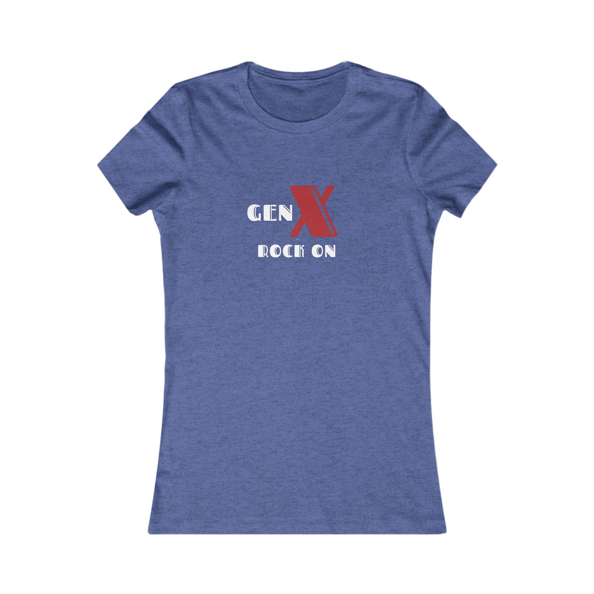 Gen X Rock On Tee - Women's Favorite Graphic T-Shirt, Retro Style, Gift for Gen Xers, Funny T-Shirt, Birthday Gift, Comfortable [...] 