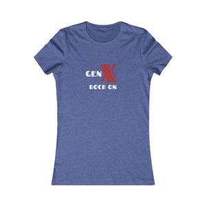 Gen X Rock On Tee - Women's Favorite Graphic T-Shirt, Retro Style, Gift for Gen Xers, Funny T-Shirt, Birthday Gift, Comfortable [...] 