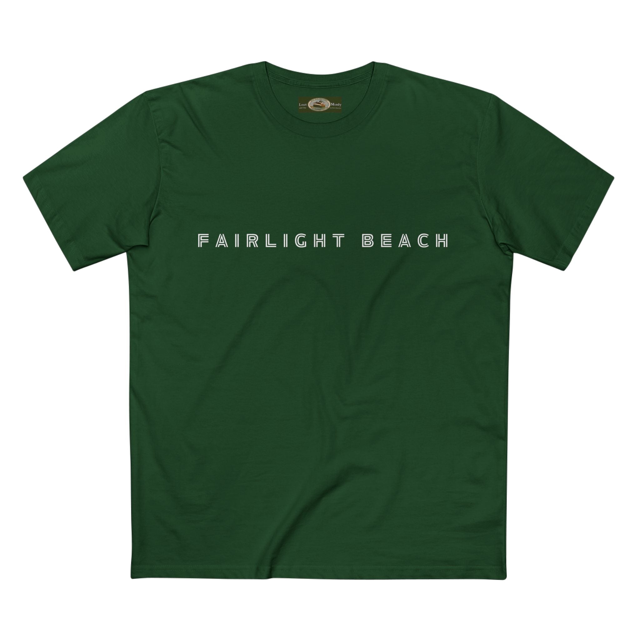 Fairlight Beach Northern Beaches Sydney Australia Printed Logo T-Shirt Printify