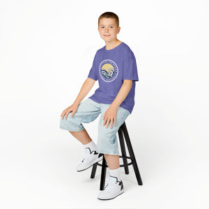 Ocean Wave Kids Cotton Tee – Northern Beaches logo 