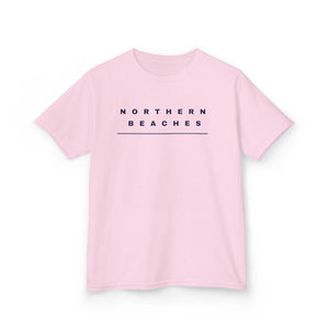 Northern Beaches Kids Heavy Cotton Tee with custom logo design 