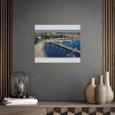 Manly Harbour Pool 1955 Vintage Poster Print Printify