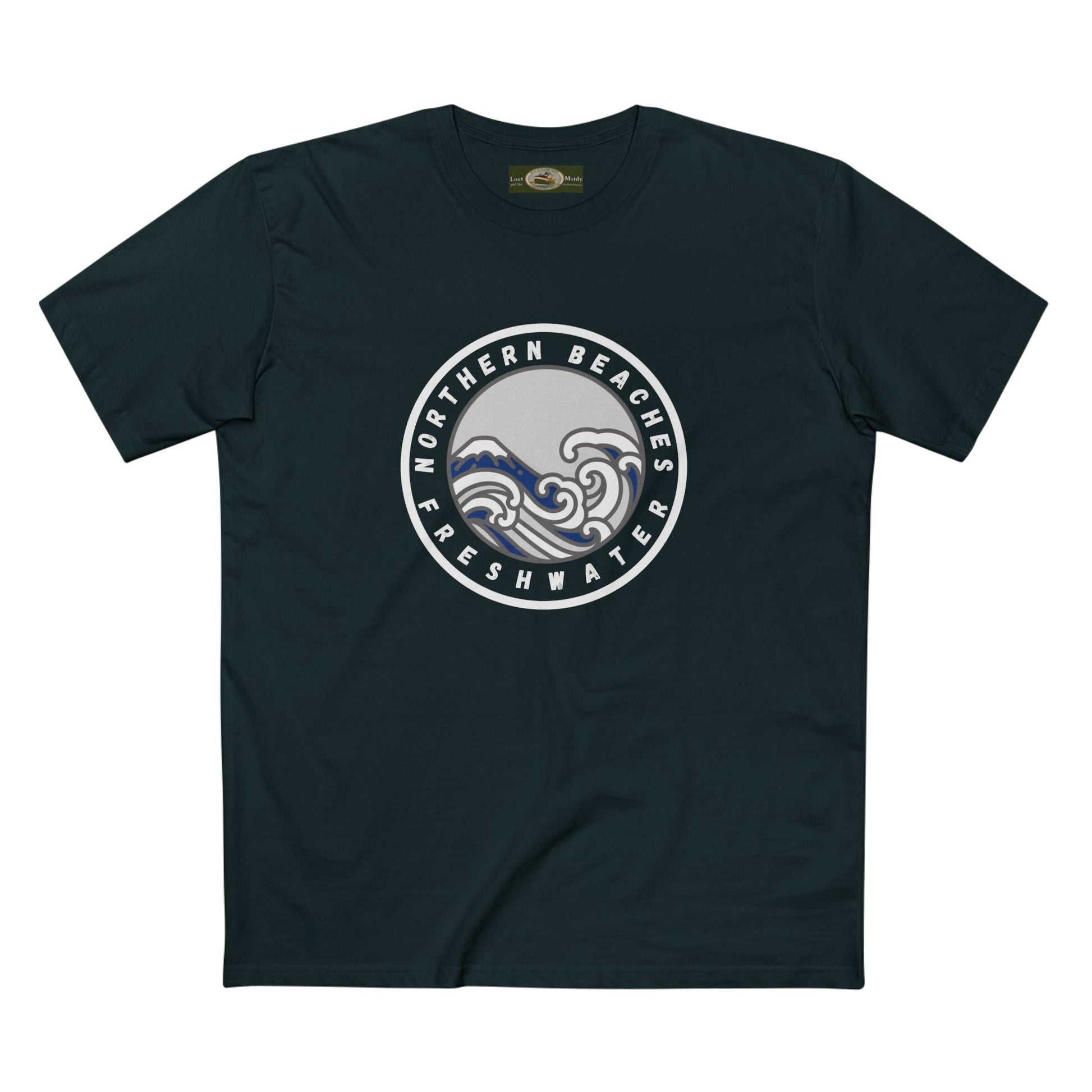 Northern Beaches 'Freshwater' Cotton Tee — Custom Logo Adult T-Shirt 
