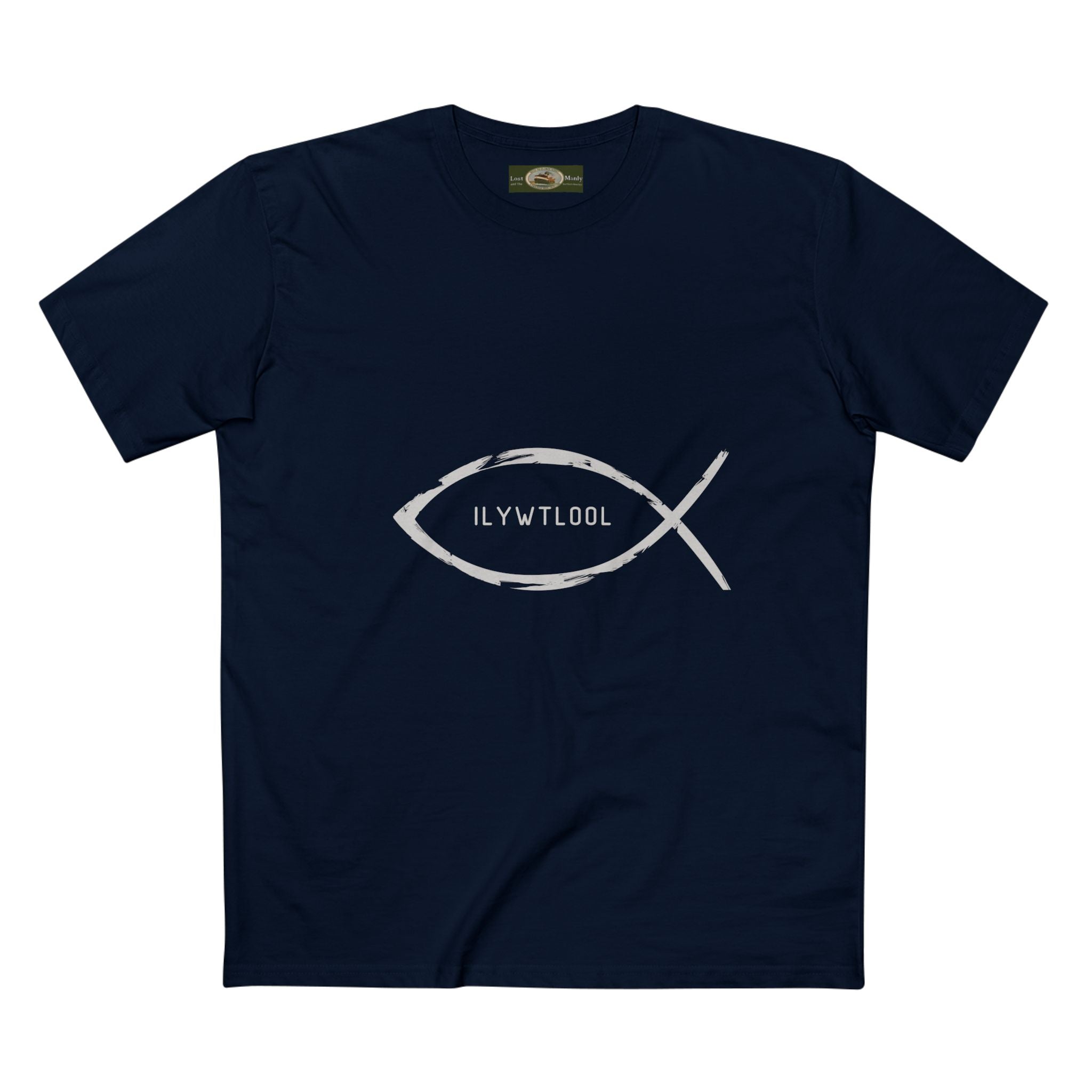 Christian Fish acronym (ILYWTLOOL) custom logo Printify