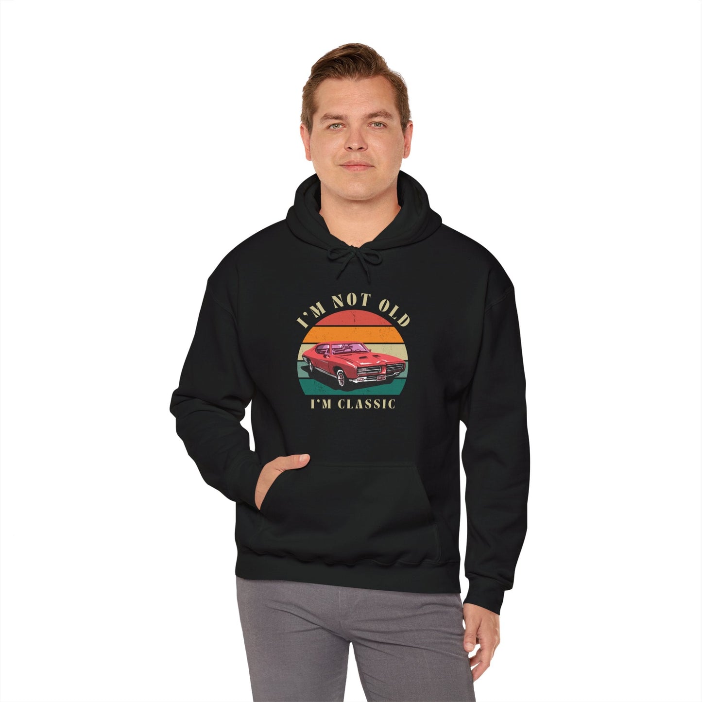 Vintage Classic Humour Logo Hoodie 