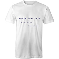 AS Colour Staple - Cotton T-Shirt South Curl Curl logo - Lost Manly Shop
