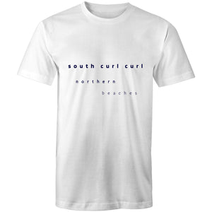 AS Colour Staple - Cotton T-Shirt South Curl Curl logo - Lost Manly Shop