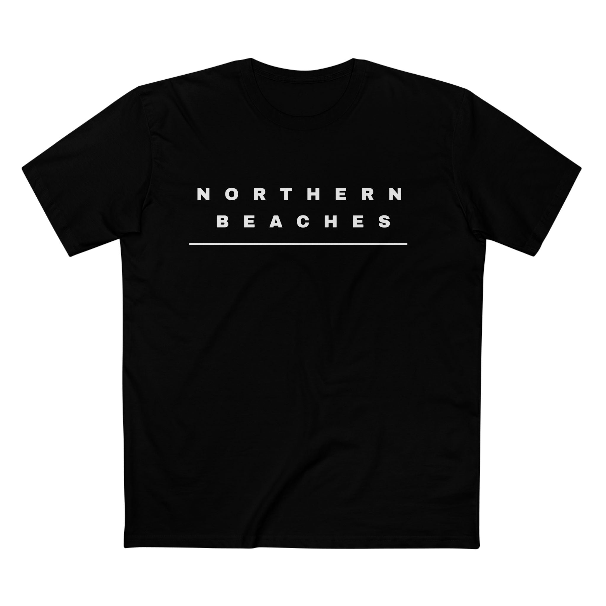 Northern Beaches front/back Logo Adult T-Shirt 