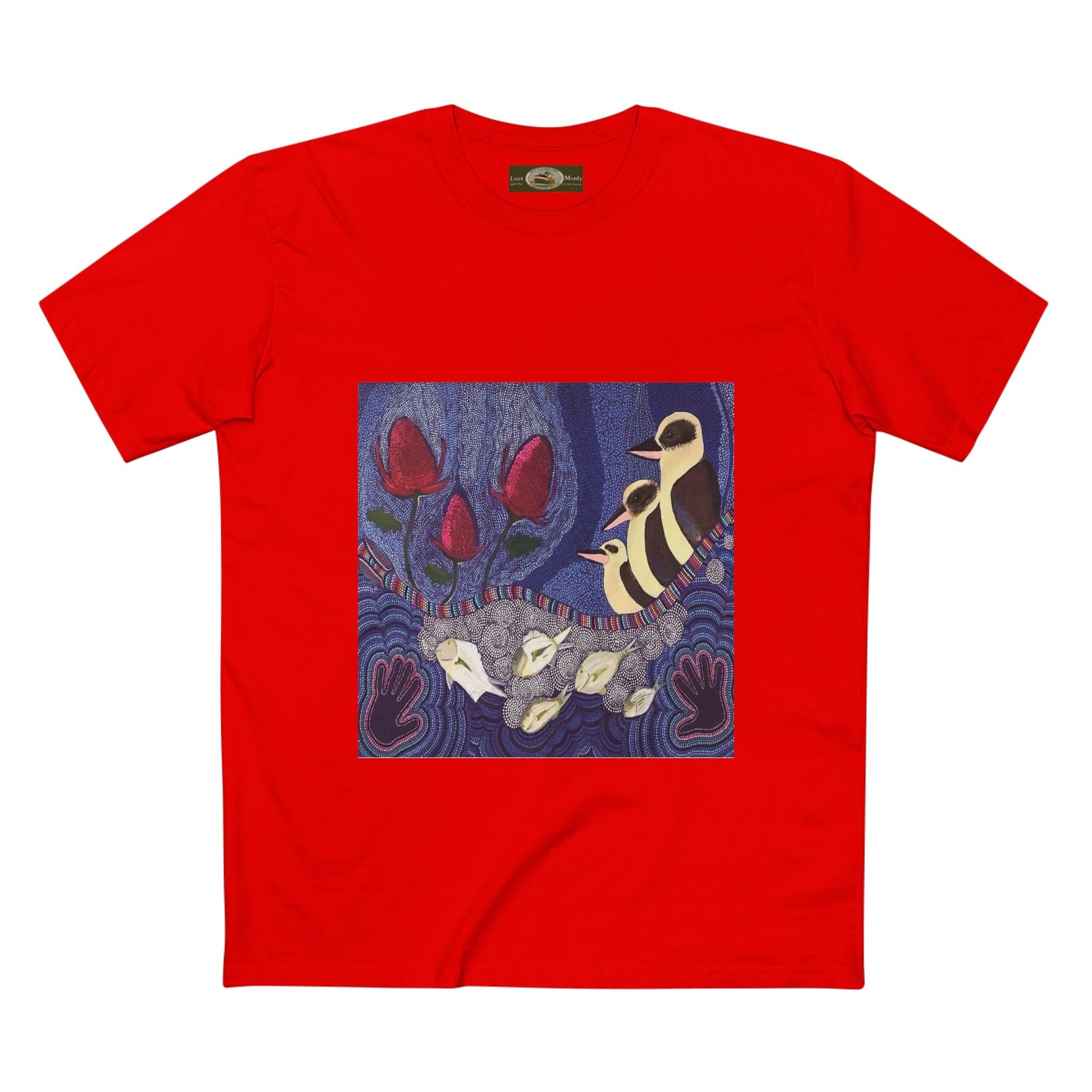 Australian Natives painting Northern Beaches printed T-Shirt Ogo Merch