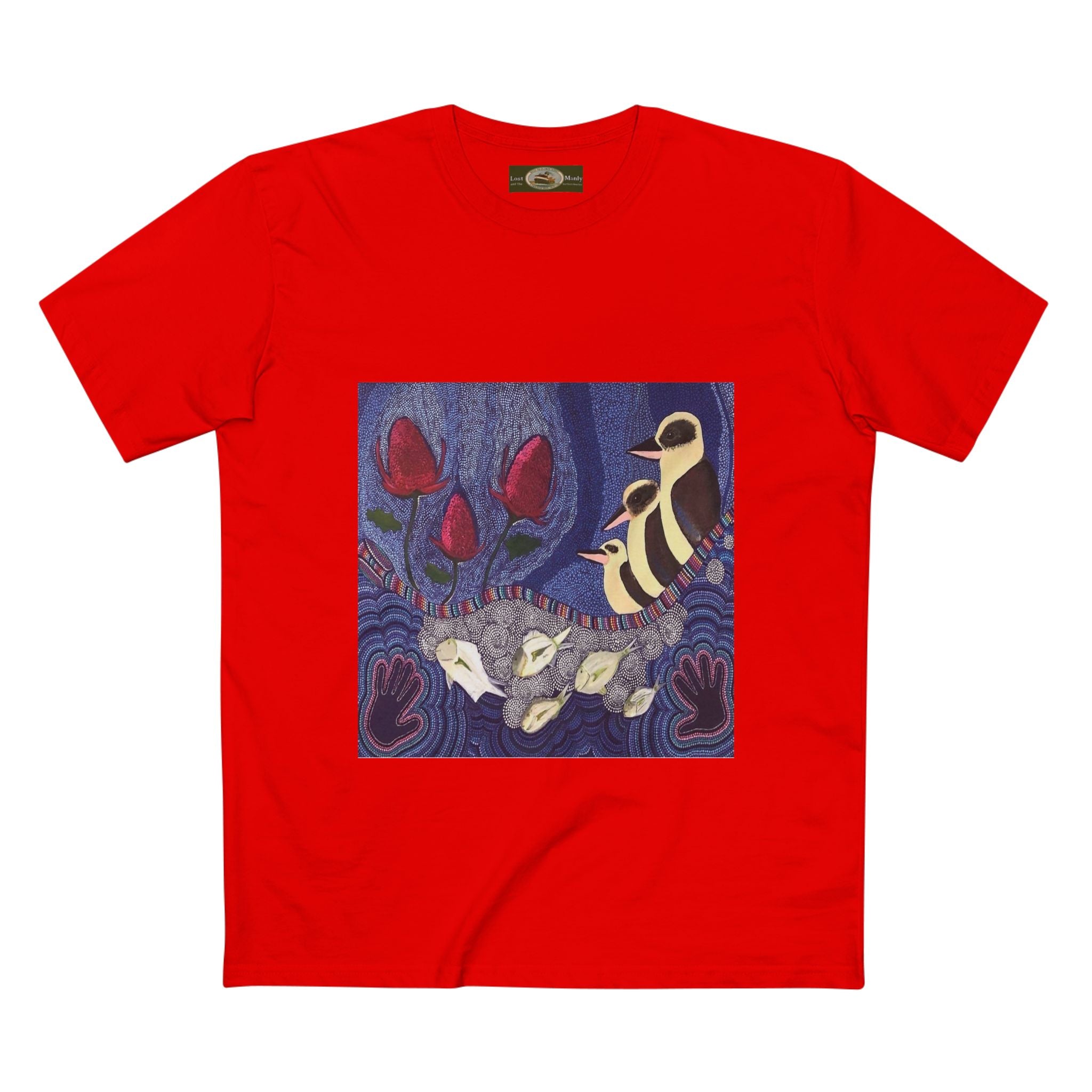 Australian Natives painting Northern Beaches printed T-Shirt Ogo Merch