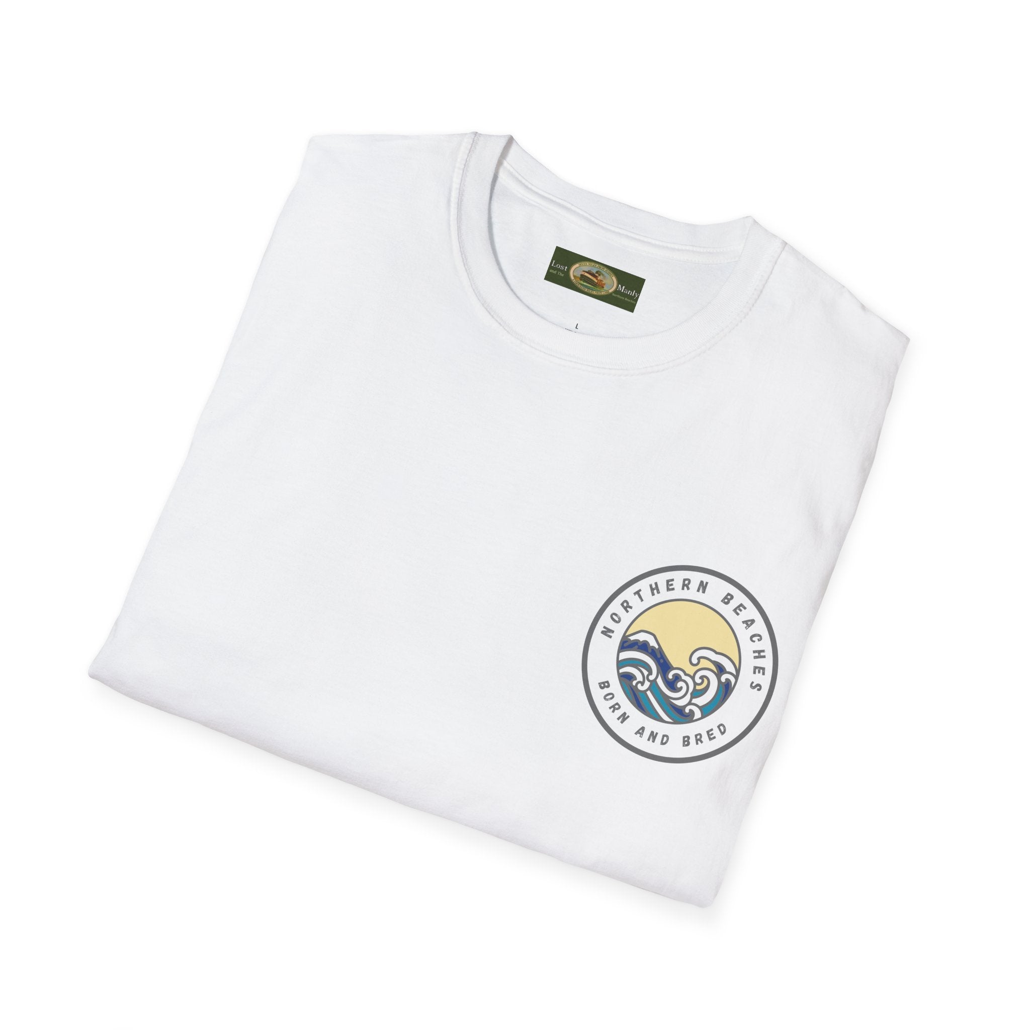 Northern Beaches Born and Bred Unisex T-Shirt Printify