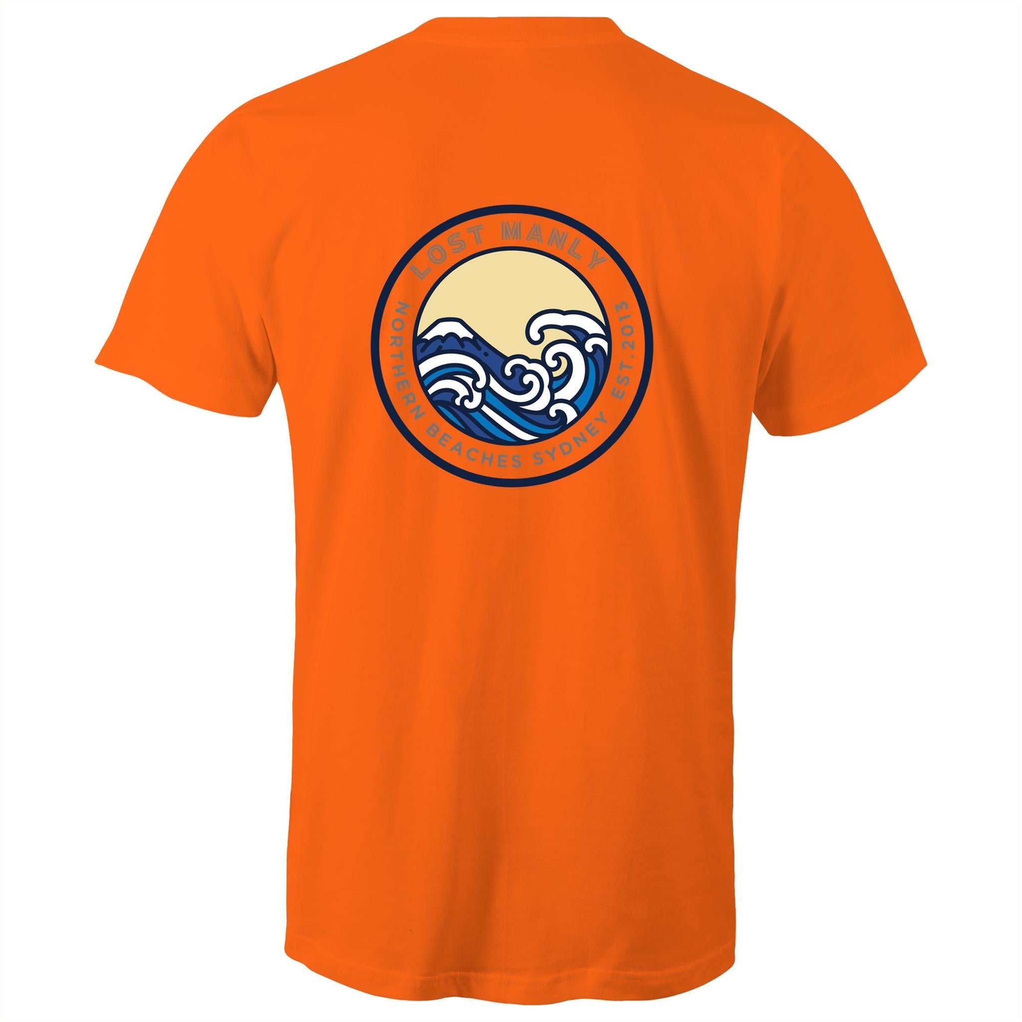 Lost Manly Northern Beaches Sydney Australia Printed Logo T-Shirt Ogo Merch