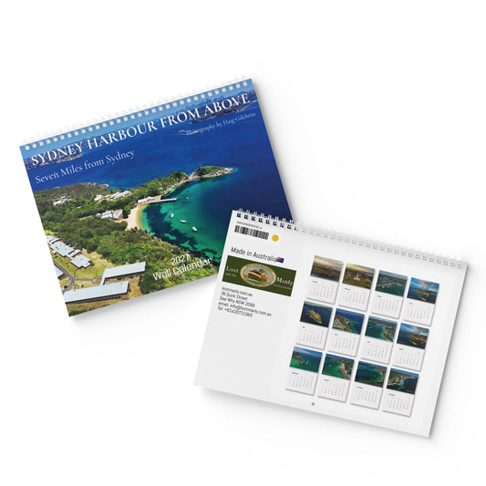 Sydney Harbour From Above Wall Calendar 2026