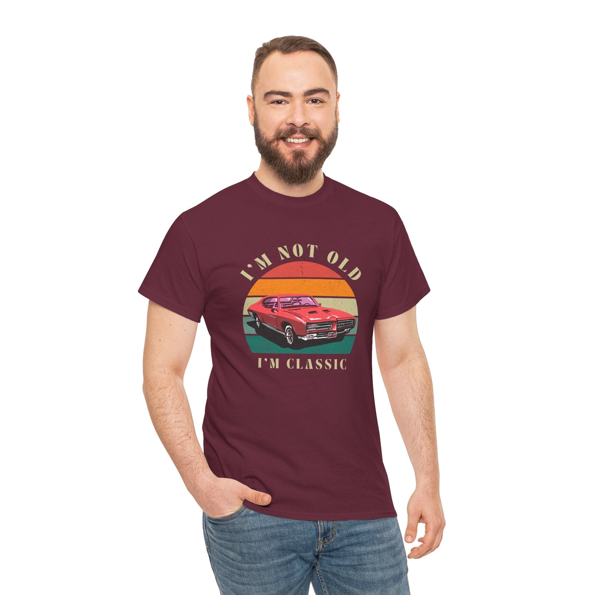 Vintage Car Lover Tee - I'm Not Old I'm Classic T-Shirt 