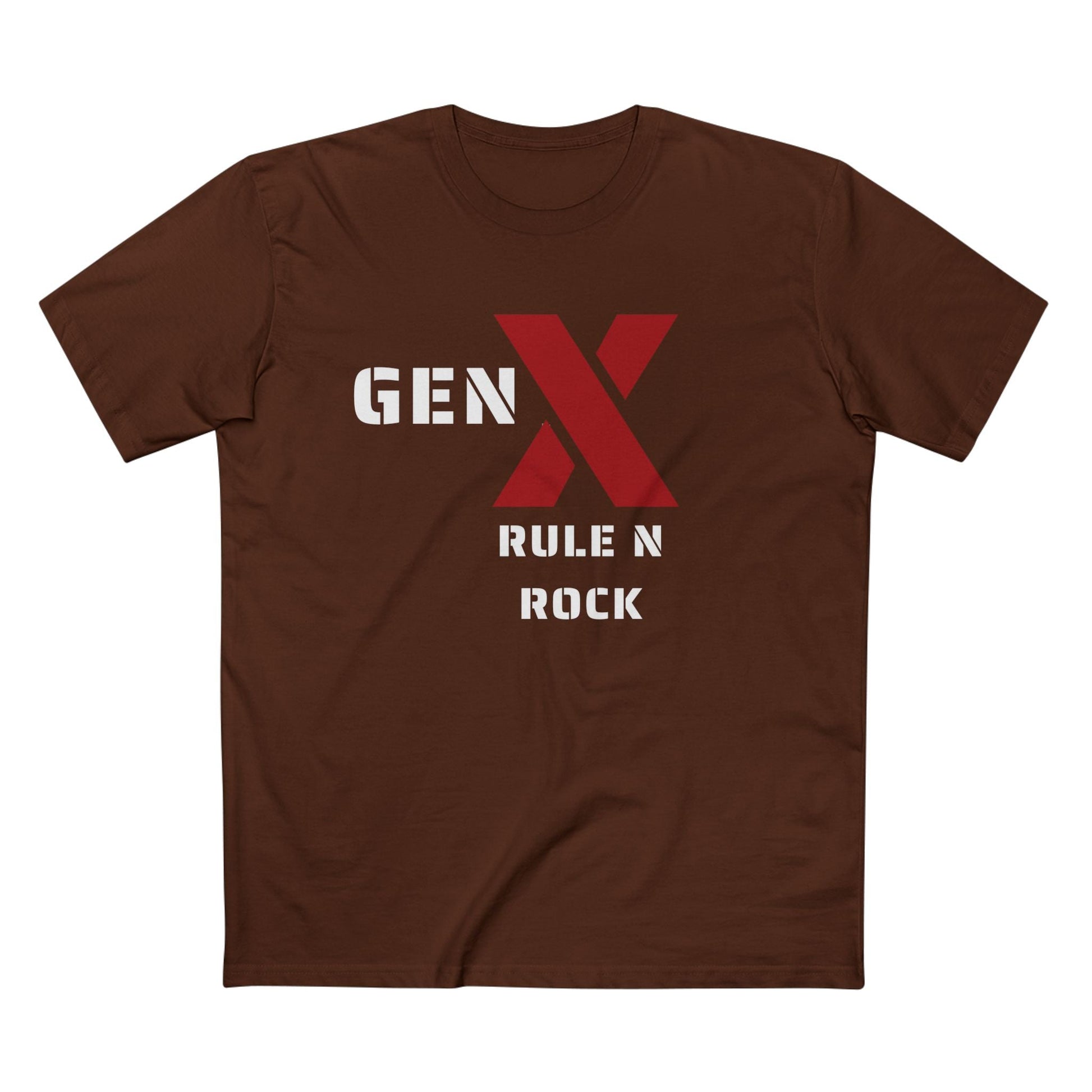 Gen X Rock n Rule Graphic Tee - Nostalgic Gen X T-Shirt, Vintage Style Tee, Gift for Generation X, Casual Wear, Retro Shirt 