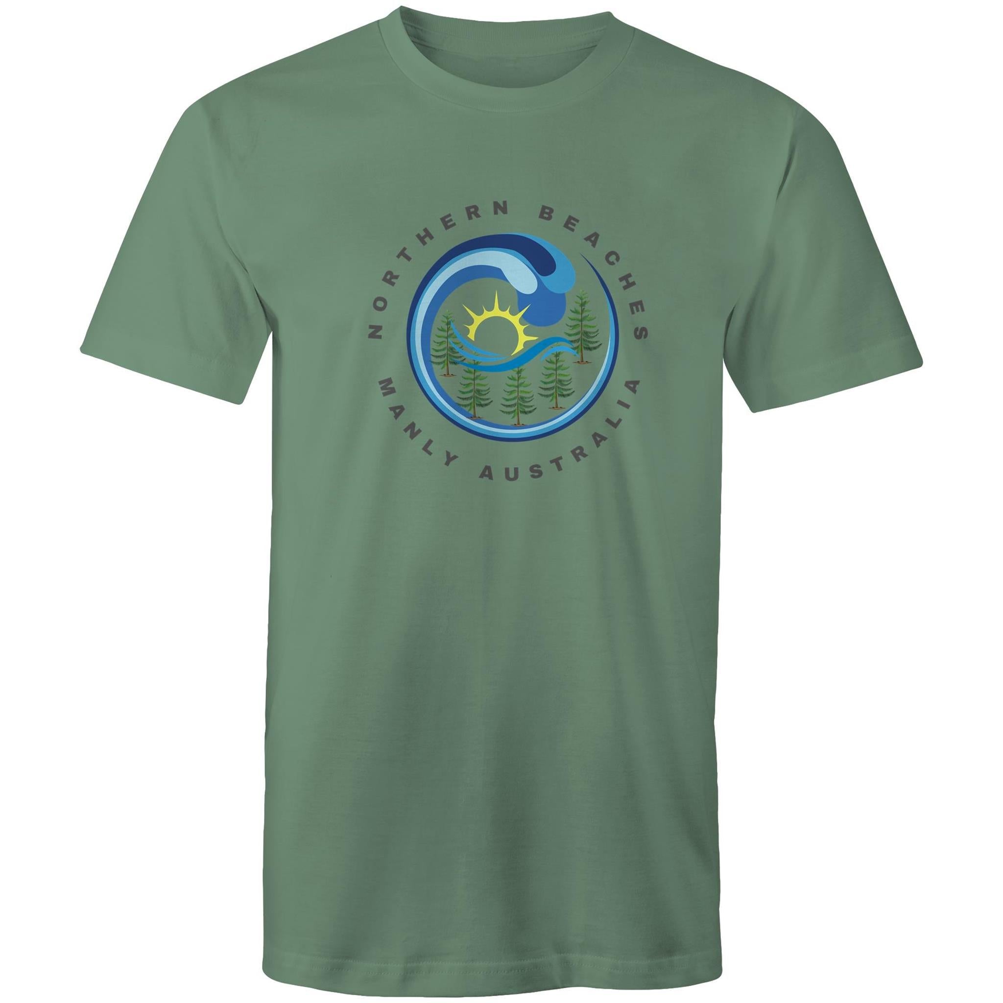 Northern Beaches Manly Australia front logo on AS Colour Staple Cotton Adult T-Shirt Ogo Merch