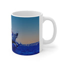 Coffee Mug - Curl Curl Hydrofoil in flight - Lost Manly Shop