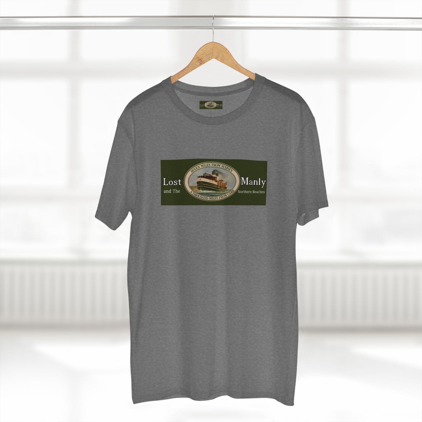 Lost Manly T-Shirt Original Lost Manly Trademark Custom Logo Limited Edition - Lost Manly Shop