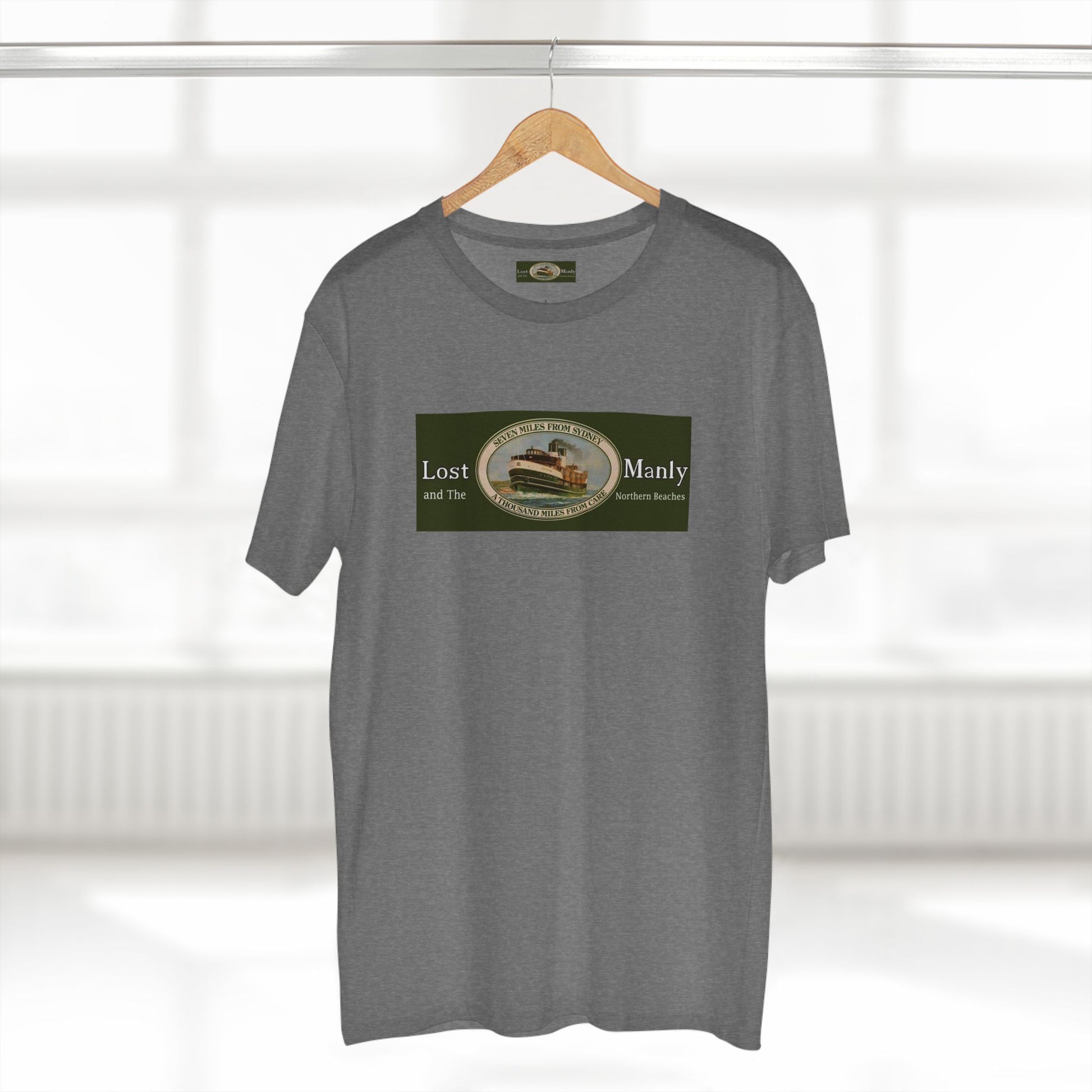 Lost Manly T-Shirt Original Lost Manly Trademark Custom Logo Limited Edition - Lost Manly Shop