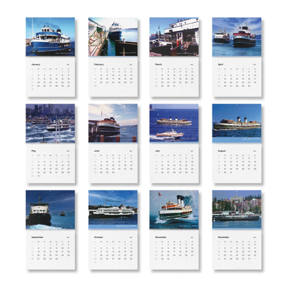 Manly Ferries Journey Through Time 2027 Wall Calendar - Lost Manly Shop