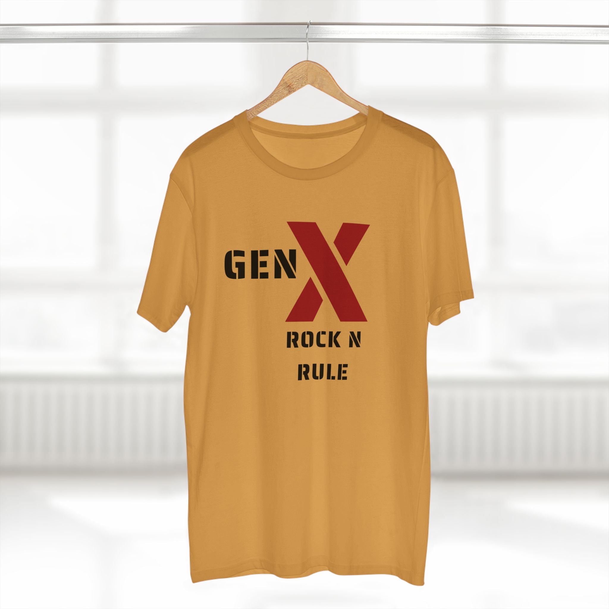 Gen X Rock n Rule Graphic Tee - Nostalgic Gen X T-Shirt, Vintage Style Tee, Gift for Generation X, Casual Wear, Retro Shirt 