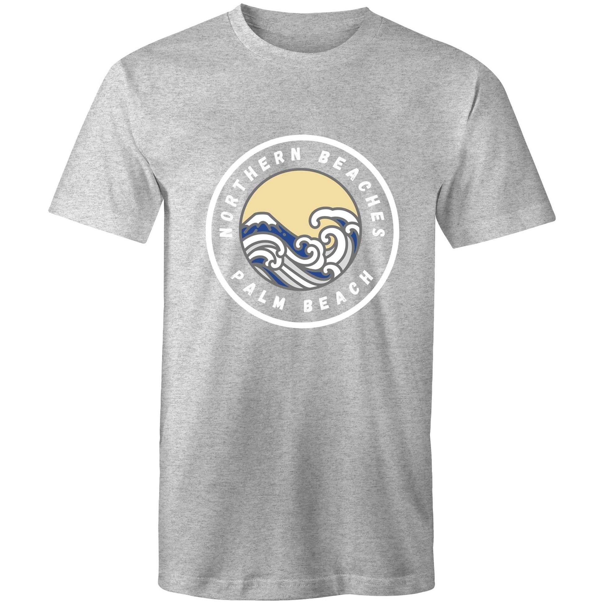 AS Colour Staple - Mens T-Shirt Palm Beach logo front - Lost Manly Shop